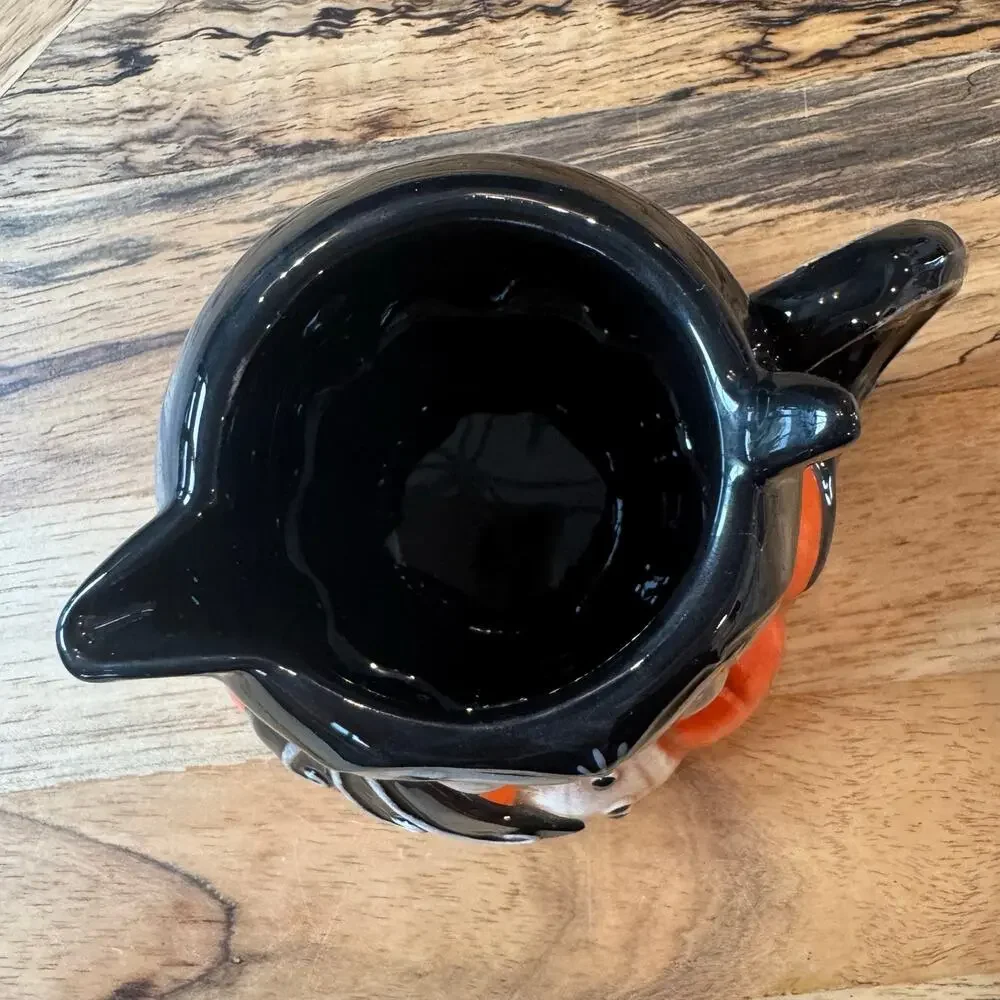 New Johanna Parker Transpac Halloween Bat Pumpkin Peep Creamer Pitcher Mug